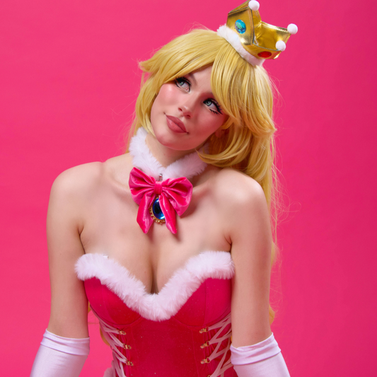 Christmas Princess Peach Digital Photo Pack